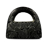Bactrian Black Steatite 'Hand Bag' Ceremonial Weight