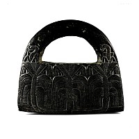 Bactrian Black Steatite 'Hand Bag' Ceremonial Weight
