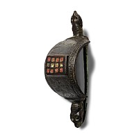 Roman Enamelled Bronze Equal-Arm Brooch