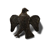 Roman Tinned Bronze Spread-Eagle Brooch