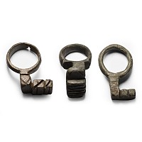 Roman Bronze Key Ring Collection