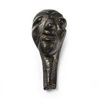 Medieval Bronze Head Mount