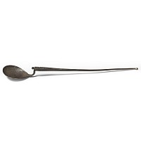 Roman Silver Swan-Necked Ligula Spoon