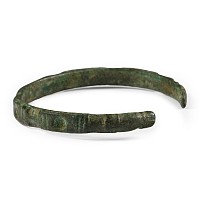 Roman Bronze Decorated Bracelet