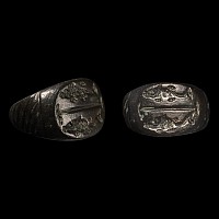 Roman Bronze Ring with Fish