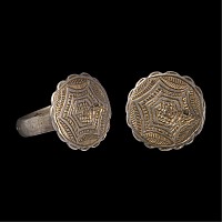 Medieval Silver Decorated Ring