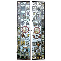 Large Renaissance Full Length Window Covers with Saints