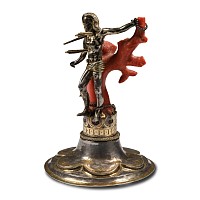 Renaissance Devotional Aid Depicting Saint Sebastian Tied to a Coral Branch