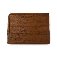 Roman Wooden Tablet from the Will of the Father of Iulia Ianuaria Made on the Goretiano Estate in the Province of Byzacena