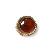 Roman Gold and Garnet Bead Pendant