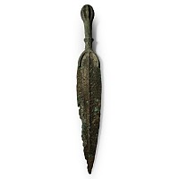 North-Western Persian Bronze Short Sword with Spherical Pommel