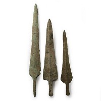 Luristan Bronze Short Spearhead Group