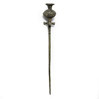 Luristan Bronze Poppy-Headed Cloak Pin