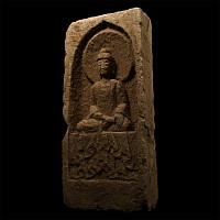Chinese Wei Terracotta Buddha Brick