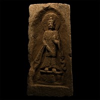 Chinese Wei Terracotta Buddha Brick