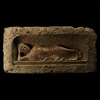 Chinese Wei Terracotta Buddha Brick