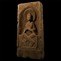 Chinese Wei Terracotta Buddha Brick