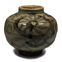 Chinese Provincial Blue and White Jar