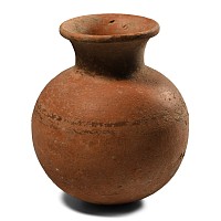 Western Asiatic Bulbous Terracotta Jar