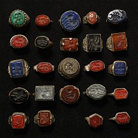 Ottoman Style Silver Ring Group