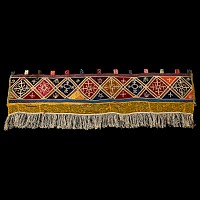 Uzbekistani Embroidered Fabric Panel