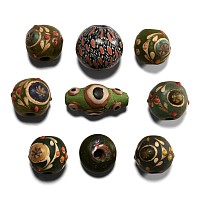 Western Asiatic Style Group of Glass Beads