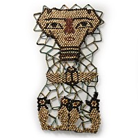 Egyptian Faience Mummy Beadwork Mask