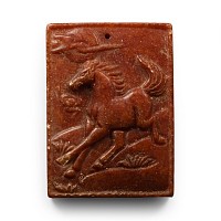 Chinese Style Hardstone Plaque