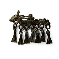 Viking Age Bronze Dragon Pendant with Foot Dangles