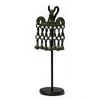 Viking Age Bronze Ship Pendant with Bell Dangles