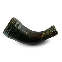 Viking Age Bronze Votive Miniature Horn