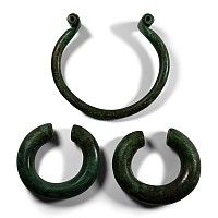Bronze Age Neck Torc and Bracelet Set