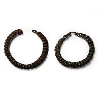 Viking Age Bronze Coiled Bracelet Pair