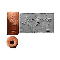 Neo Babylonian Agate Cylinder Seal