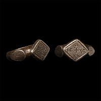 Byzantine Solid Silver 'Jesus Christ Victorious' Ring