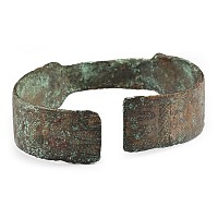 Western Asiatic Bronze Decorated Bracelet