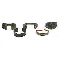 Western Asiatic Bronze Decorated Bracelet Collection