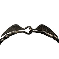 Viking Silver Twisted Torc with Stamped Terminals