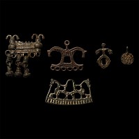 Viking Age Bronze Pendant Collection Display