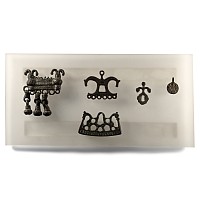 Viking Age Bronze Pendant Collection Display