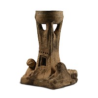 Western Asiatic Terracotta Fire Altar with Protecting Animals