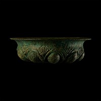 Achaemenid Decorated Bronze Phiale Mesomphalos