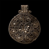 Scandinavian Viking Silver Filigree Pendant