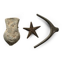 Medieval Bronze and Lead Artefact Group