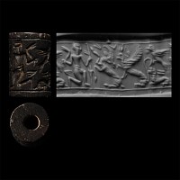 Old Babylonian Haematite Cylinder Seal