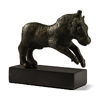 Romano-Celtic Bronze Leaping Boar Statuette