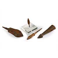 Medieval Iron Crossbow Bolt and Arrowhead Collection