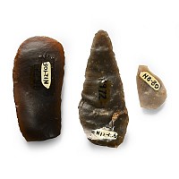 Stone Age Knapped Flint Tool Group
