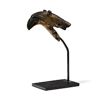 Hiberno-Saxon Gilt Bird-Headed Finial