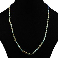 Mesopotamian Turquoise and Lapis Lazuli Bead Necklace String